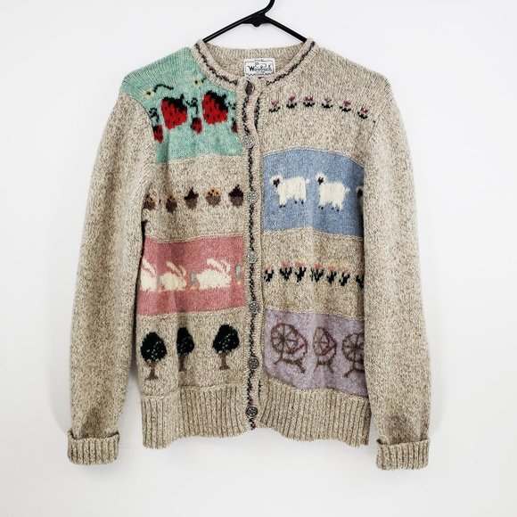 Woolrich Sweaters - Woolrich Vintage Womens Wool Cardigan Sweater Sz S